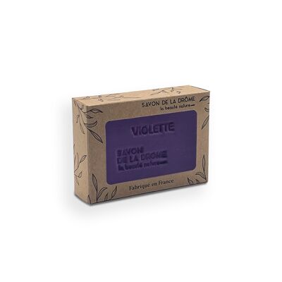 Jabón de Karité con fragancia de Violeta Estuche 100 gr