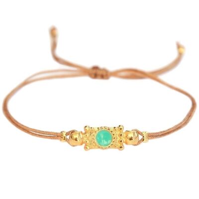 Pulsera Amanjena turquesa