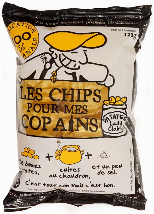 CHIPS ARTISANALES POUR MES COPAINS 115G