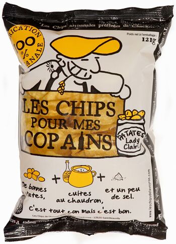 CHIPS ARTISANALES POUR MES COPAINS 115G 1