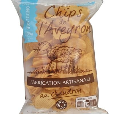 CHIPS ARTISANALES ONDULEES AVEYRON 135G