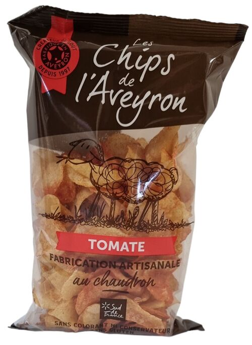 CHIPS ARTISANALES AVEYRON TOMATE 125G