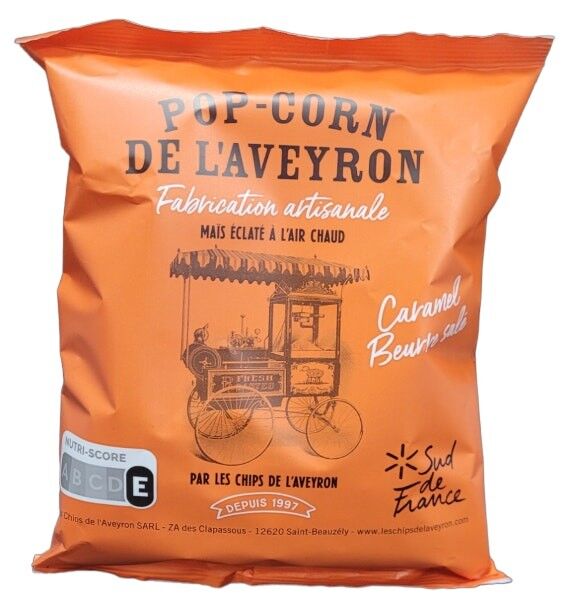 POPCORN ARTIGIANALE AVEYRON BURRO SALATO CARAMELLO 100G