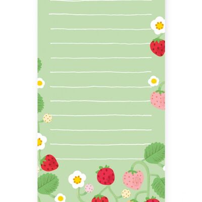 Strawberries list pad