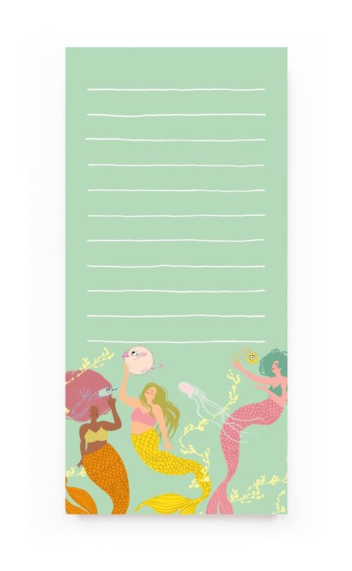 Mermaids list pad