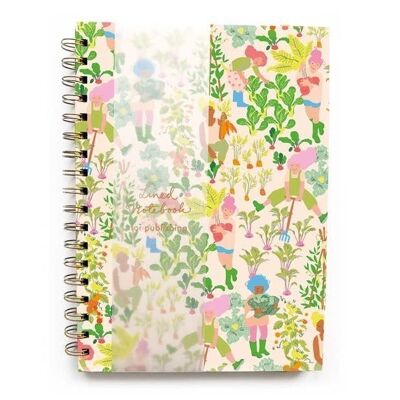 We love our vegetables notebook