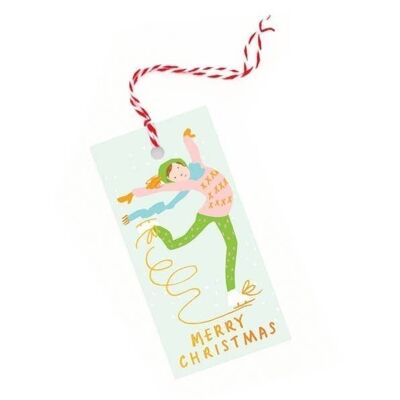 Christmas tags skater