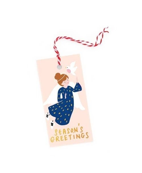 Christmas tags angel 