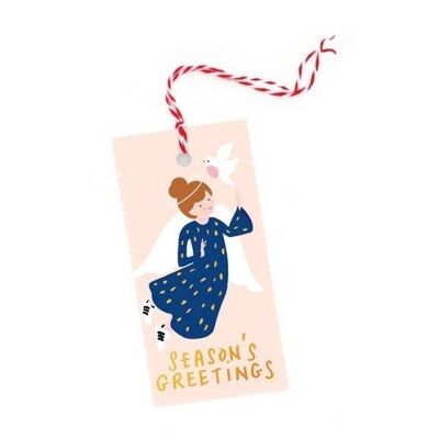 Christmas tags angel 