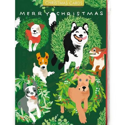 Charity pack Christmas dogs