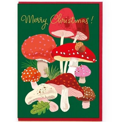 Christmas mushrooms