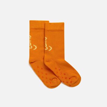 Chaussettes en bambou LEIHO pour tout-petits orange 2