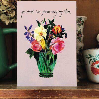 Flowers Everyday Mother's Day card