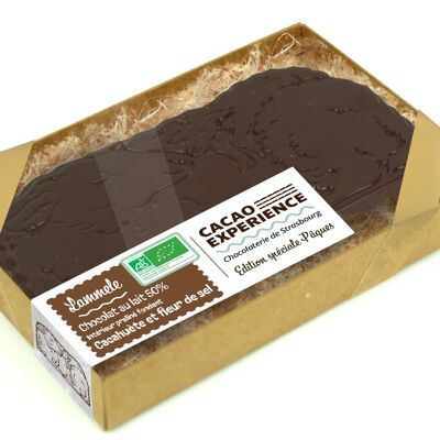 "Lammele", agneau de Pâques Cacahuète - Chocolat BIO