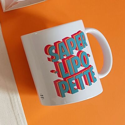 Mug Saperlipopette céramique Valentines day , Easter (Pacques), gifts, décor , jewerly, tea