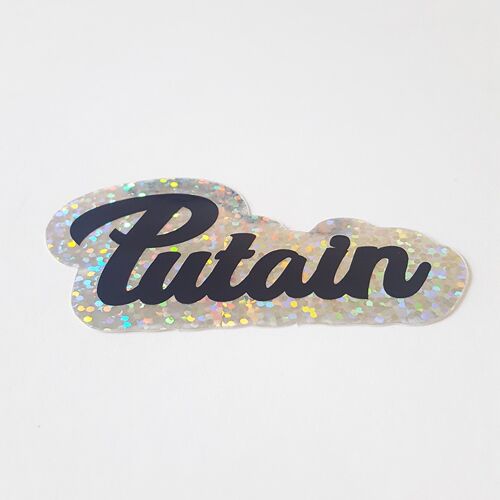 Sticker Putain effet glitter Valentines day , Easter (Pacques), gifts, décor , spring