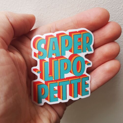 Sticker Saperlipopette Valentines day , Easter (Pacques), gifts, décor , spring
