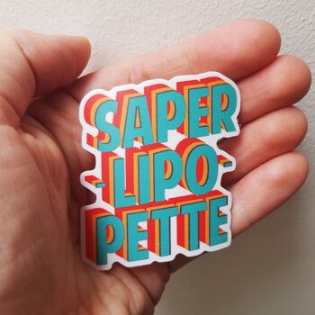 Sticker Saperlipopette Valentines day , Easter (Pacques), gifts, décor , spring 1