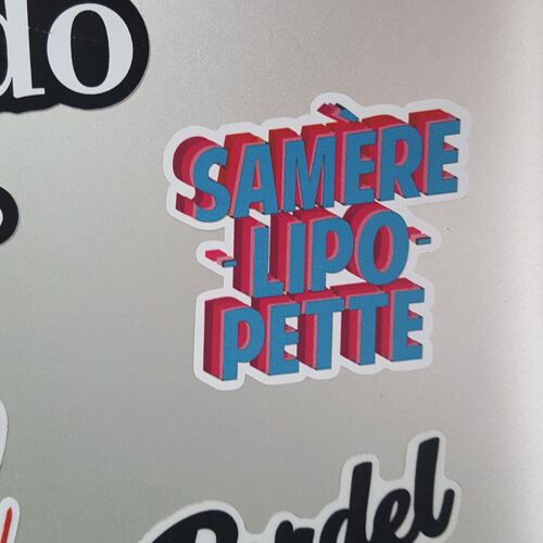 Sticker Samèrelipopette Valentines day , Easter (Pacques), gifts, décor , spring