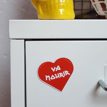 Magnet aimant Va mourir Valentines day , Easter (Pacques), gifts, décor , spring 1