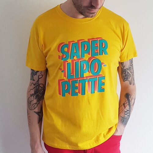 T-shirt Saperlipopette homme coton bio Valentines day , Easter (Pacques), gifts, décor , spring