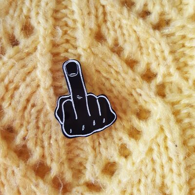 Brooch Middle finger fuck plexiglass French handmade crafts Valentines day, Easter, gifts, decor, jewerly