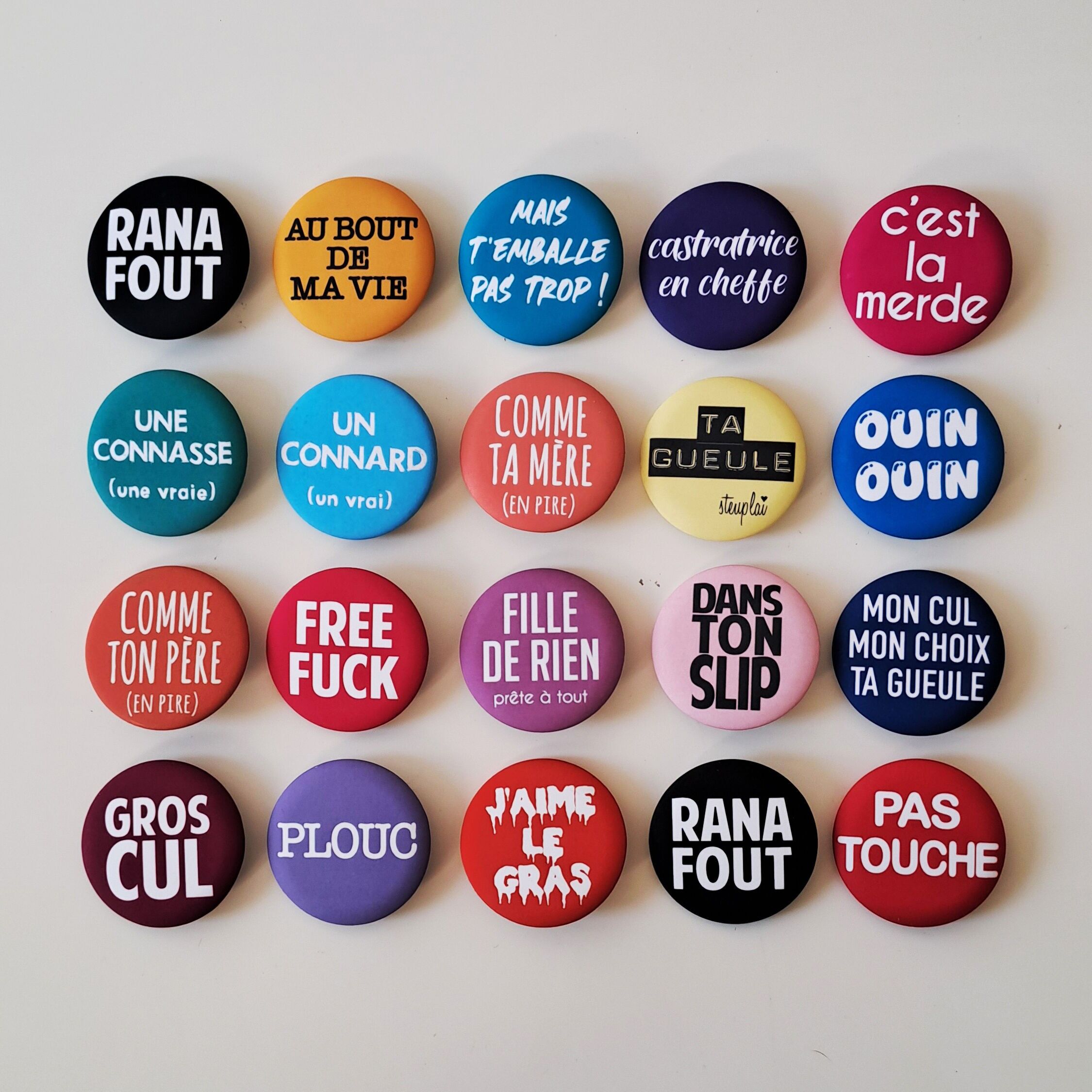 Einzelner Anstecker 38mm freche Botschaften Valentinstagsgeschenk, Ostern Muttertag Vatertag - zweiter Grad - Mode - Geschenk - Accessoire - Beleidigung