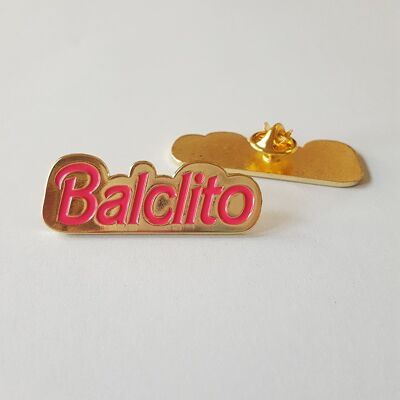 Pin's Balclito metal Barbie feminista San Valentín, Pascua, regalos, decoración, joyería