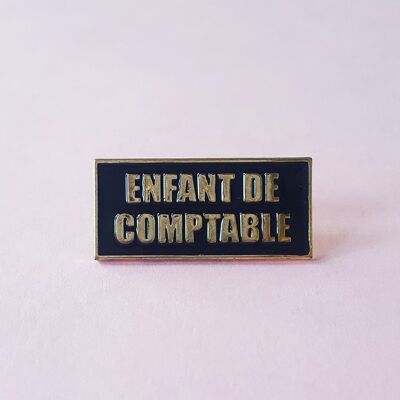 Metal pin Accountant's child Valentines day, Easter, gifts, decor, jewerly