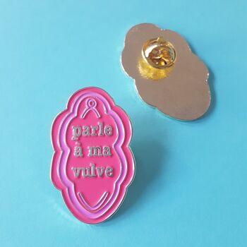 Pin's Parle à ma vulve féministeValentines day , Easter (Pacques), gifts, décor , jewerly 2