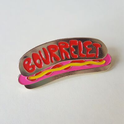 Pin's Bourrelet hotdog Valentines day , Easter (Pacques), gifts, décor , jewerly