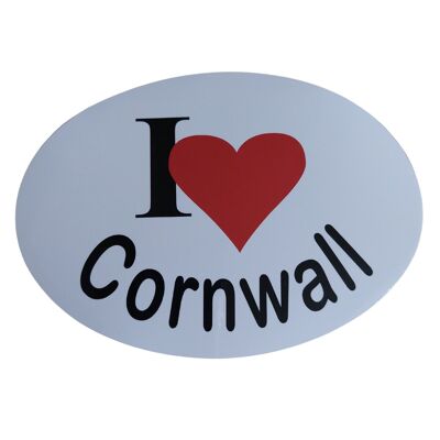 Ich ❤️ Cornwall-Aufkleber