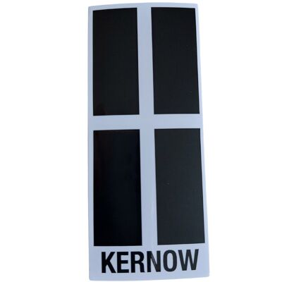 Kernow Number Plate Sticker