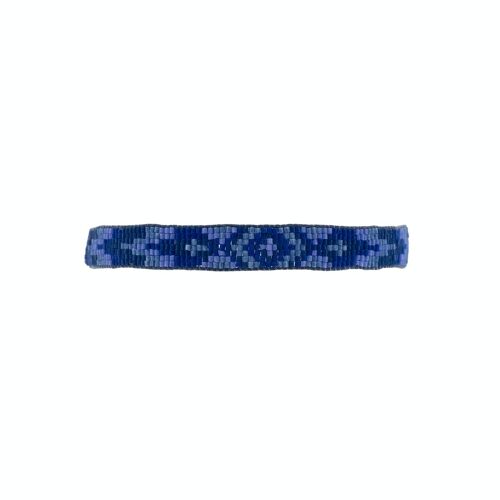 Blue Mix Aztec Beaded Bracelet