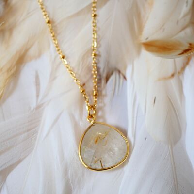 Collana di rutilo d'oro Justine