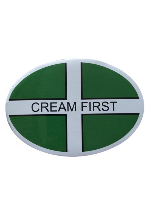 Cream First Sticker