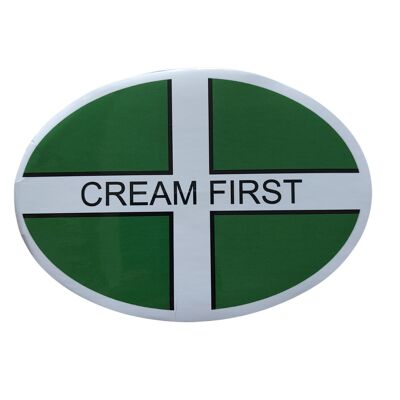 Cream First Sticker