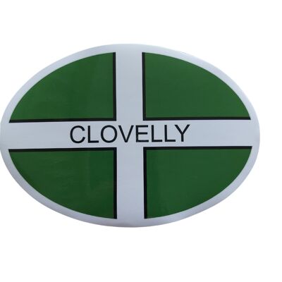 Clovelly-Aufkleber