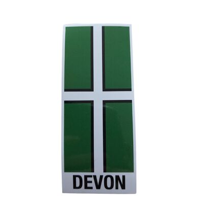 Adesivo targa Devon