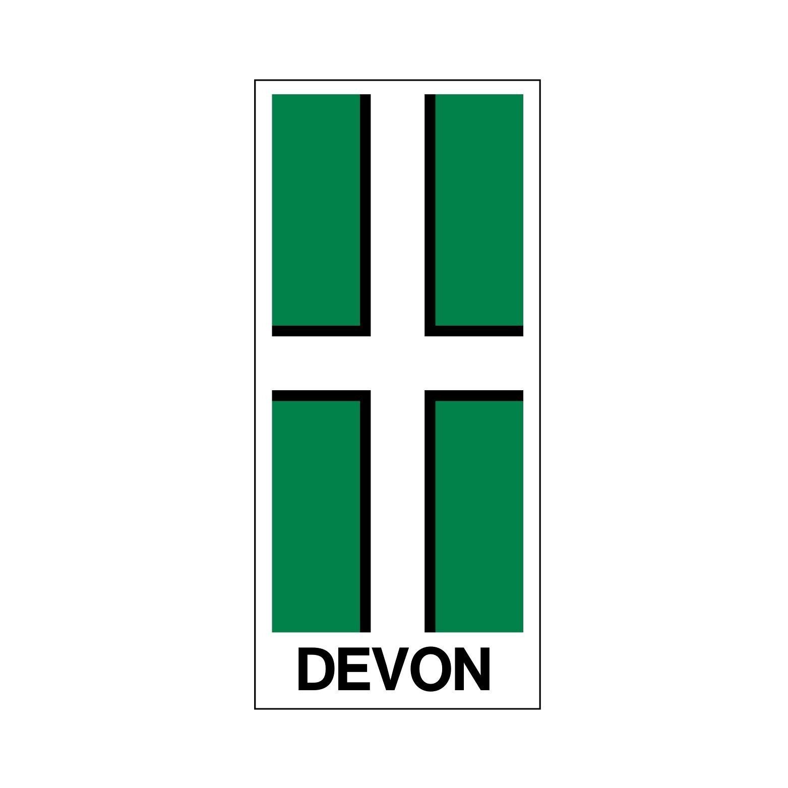 Adesivo targa Devon