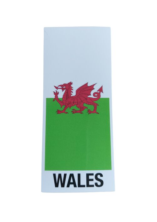 Wales Number Plate Sticker