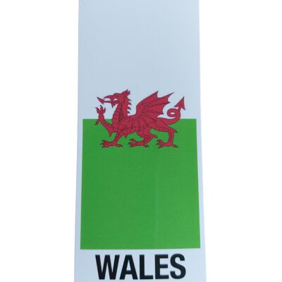 Wales Nummernschildaufkleber