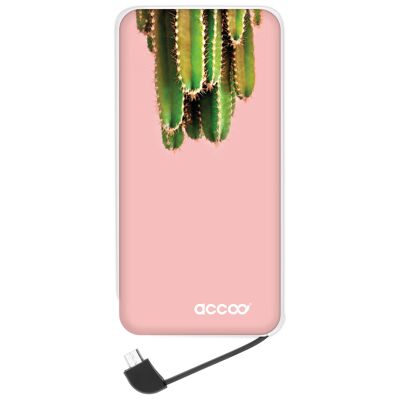 Batterie externe Modèle L - Design El Cactus