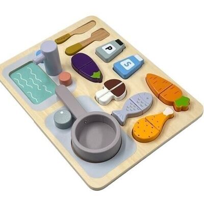Magni | Play Kitchen puzzle - Simple kitchen puzzle for improving skills