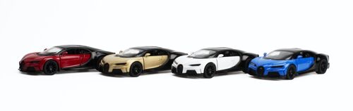 Bugatti Chiron supersport, diecast 4 assorted colors