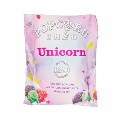 Confezione snack popcorn gourmet unicorno
