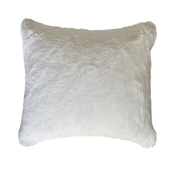 Coussin en fausse fourrure 45x45cm  - Made in France 5