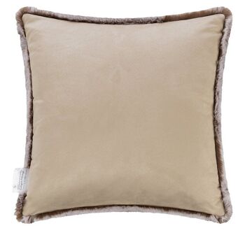 Coussin en fausse fourrure 45x45cm  - Made in France 9