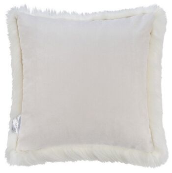 Coussin en fausse fourrure 45x45cm  - Made in France 23