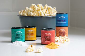 Lot de 5 assaisonnements pour pop-corn 5